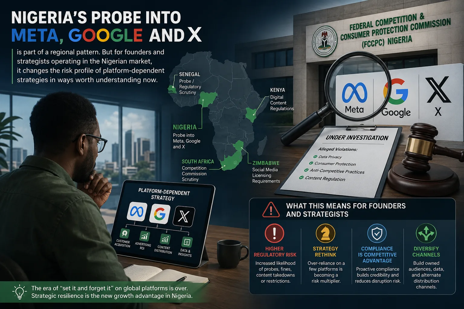 A grid of dark circles with one orange line drawing value out to a single orange point above a rule
